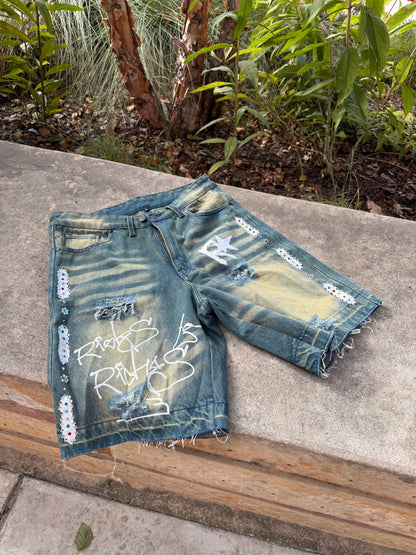 RTR Distressed Jorts