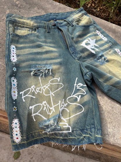 RTR Distressed Jorts